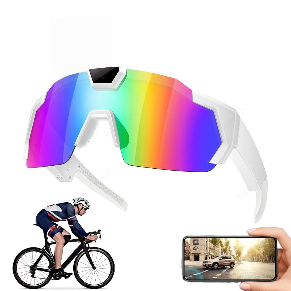 4K Baseball Camera Glasses — Unisex Smart Video Sunglasses, Supports 1080P HD Recording, Includes 32GB SD Card