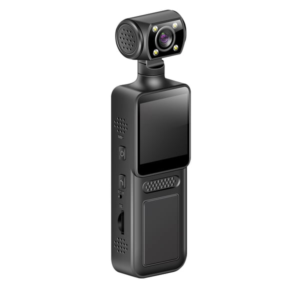 4K Body Camera Video Recording Small Wearable Body Portable 180 Degree Rotatable Lens Sport Action Outdoor Video Recorde