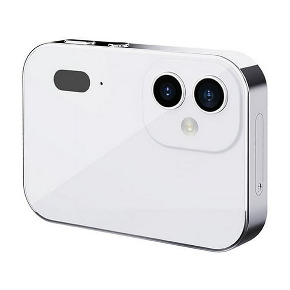 4K CCD Digital Camera 64MP Digital Flash Video Camera with Touch Screen 16X Digital Zoom IR Night Vision Camera White