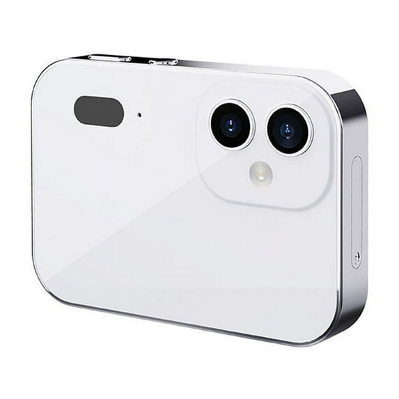 4K CCD Digital Camera 64MP Digital Flash Video Camera with Touch Screen 16X Digital Zoom IR Night Vision Camera White