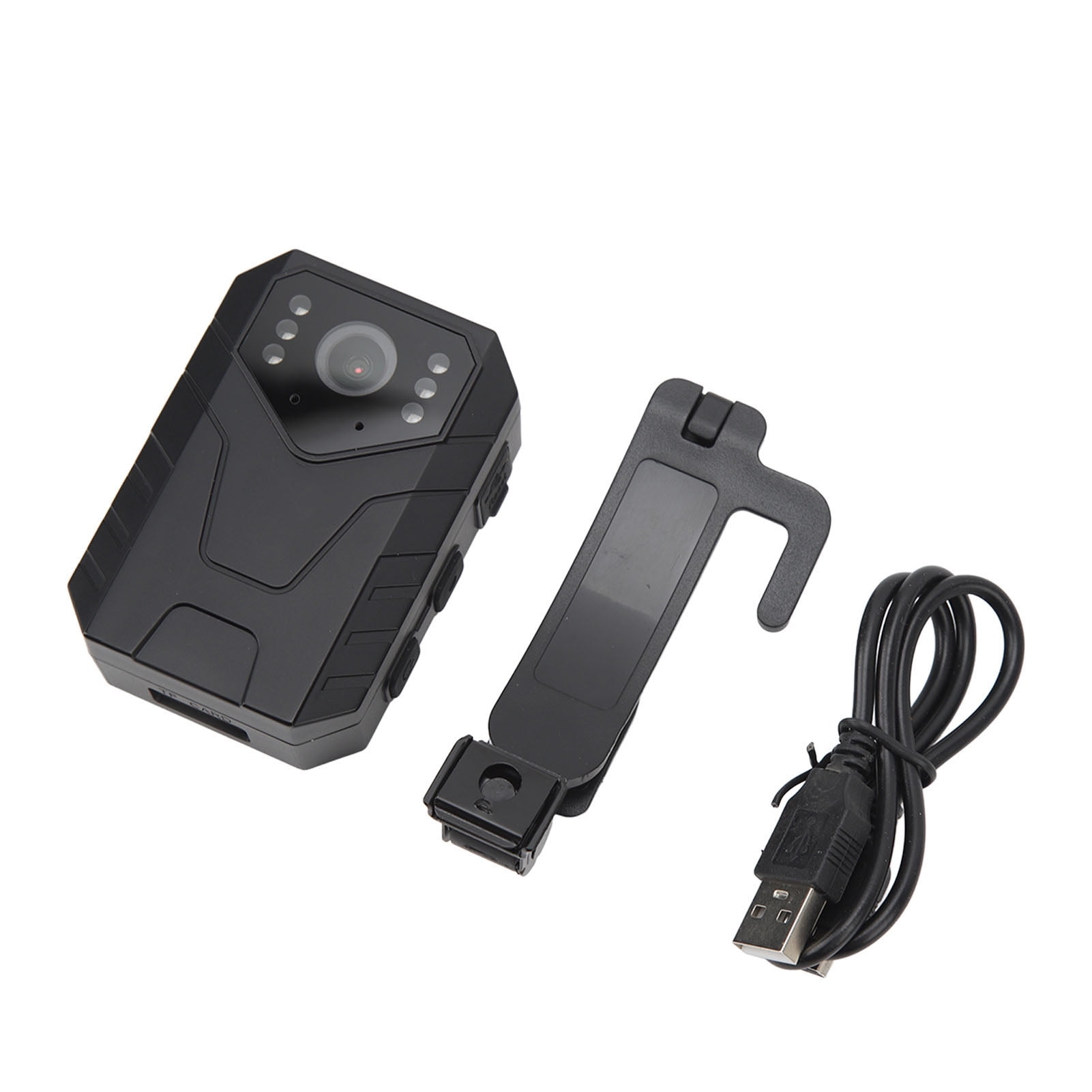 4K Clip Camera 4K Body Wearable Camera with Clips Portable Night Vision