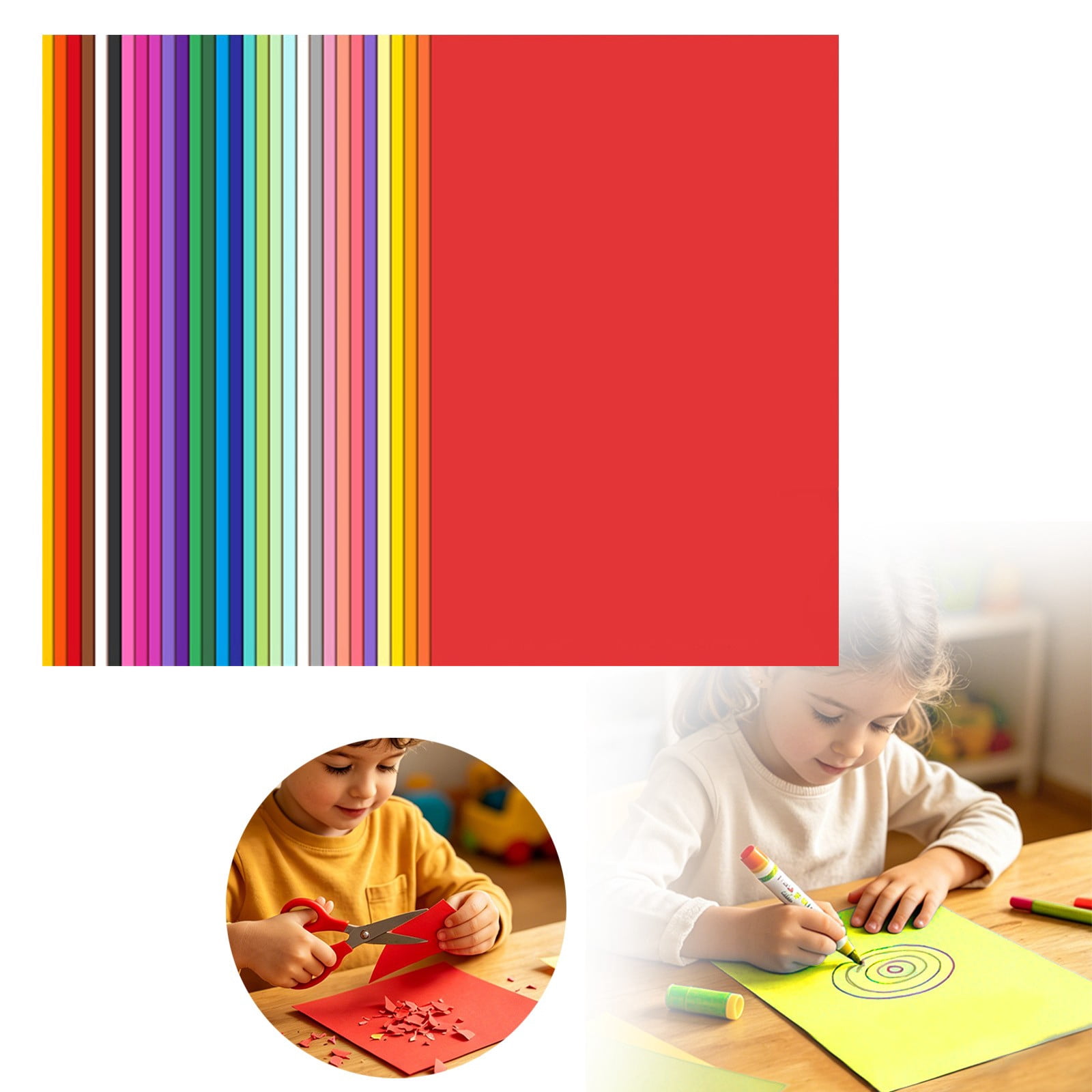 4K Colored Cardstock Paper Thick Hard Craft Paper Smooth Art PaperforDIY Handmade Scrapbook Card Making, 60-Pack 8K Colored Cardstock, Thick Craft Art Paper, DIY Card Making Supplies