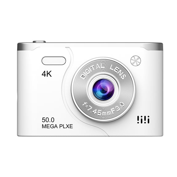 4K Compact Digital Camera, 50MP Student Camera with Macro & 8X Zoom