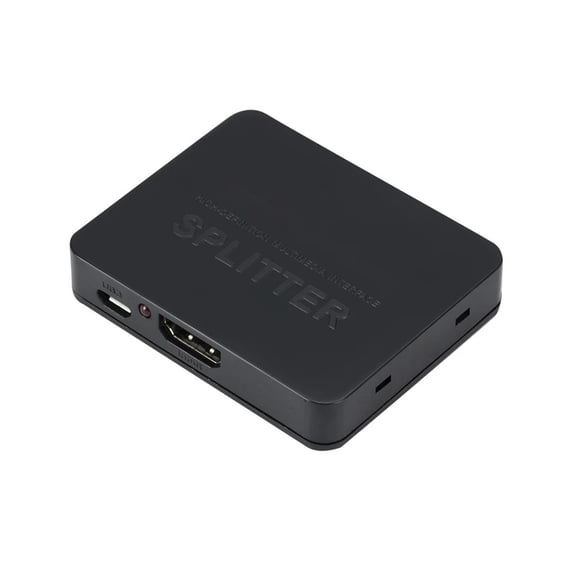 4K Compatible Splitter 1x2 Switch 1 in 2 Out Video Distributor Splitter 1080P Dual Display ,High Image Resolution