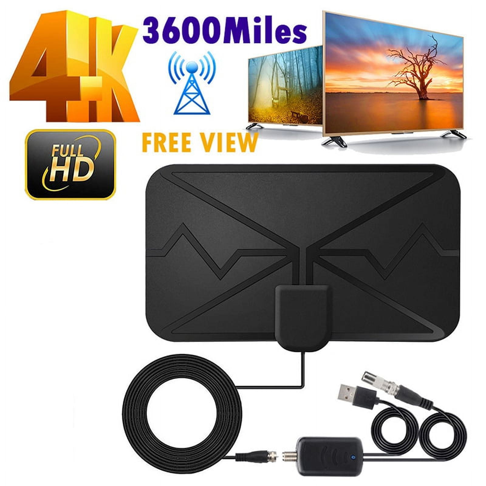4K DVBT2 NBC TV Antenna with Signal Amplifier Digital HDTV Antenna