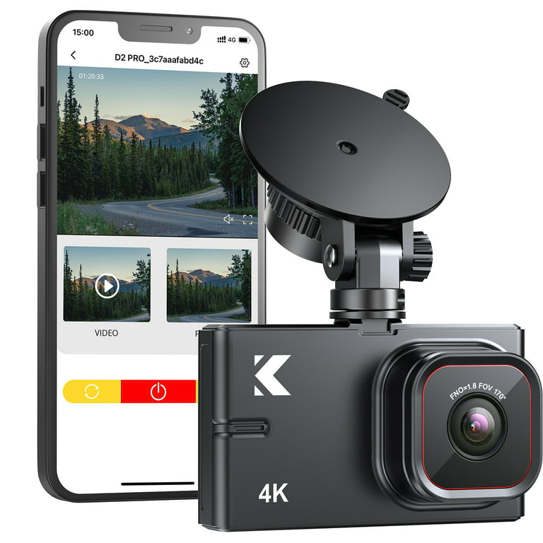 Dash Cam - Dash Cam Front and Rear Wireless, Dashboard Camera
