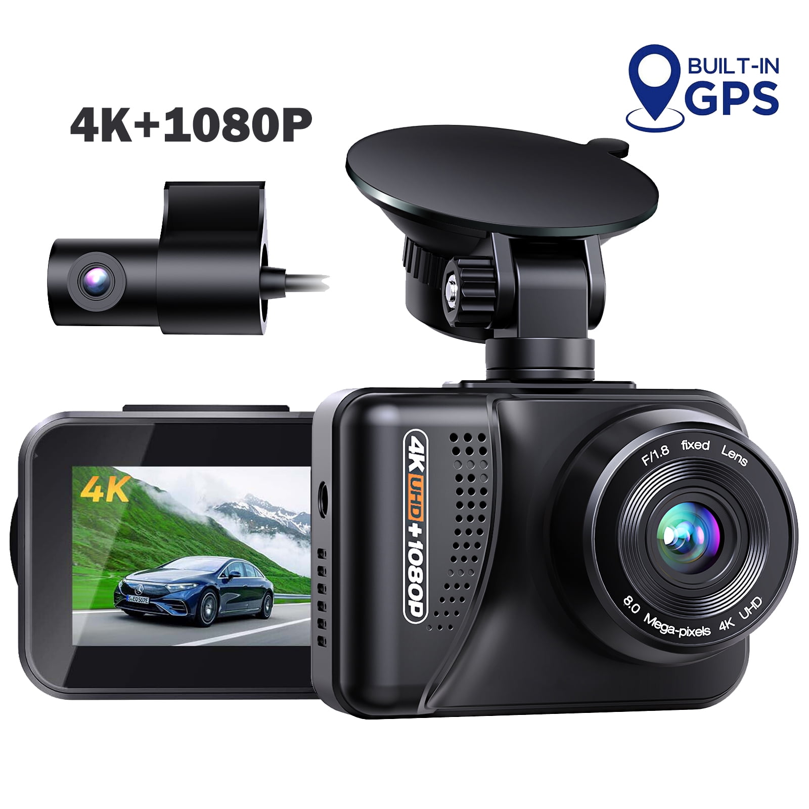 dash cam front and rear with parking mode