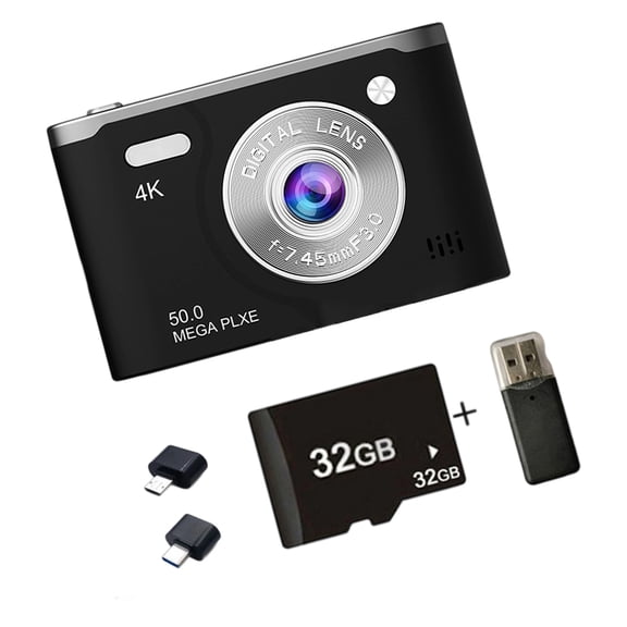 4K Digital Camera 6400W Pixeled 8X Zooming Featuring Night View Mode and 800mAh Rechargeable for Outdoor