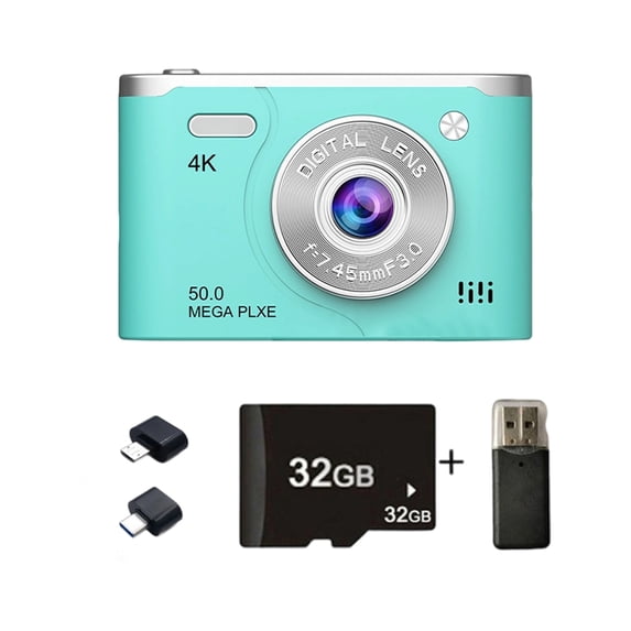 4K Digital Camera 6400W Pixels 8X Zooming Featuring Night View Mode and ...