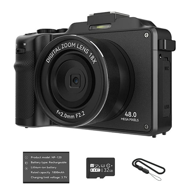 4K Digital Camera for YouTube 48MP Digital Cameras for Photograph
