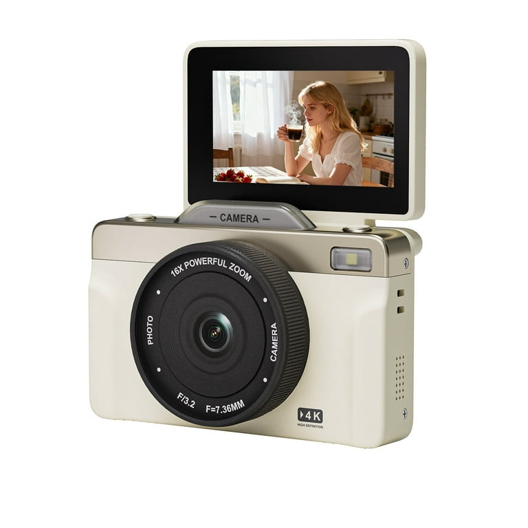 4Kデジタルカメラ 4K Digital Camera with 16X Zoom Anti Shake, 3