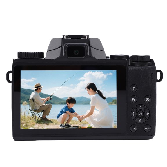 4K Digital Camera with HD 4.0-inch Touch Screen, 16X Digital Zoom 64MP Autofocus WiFi Front Rear Photo Video Vlog Camera for Beginners