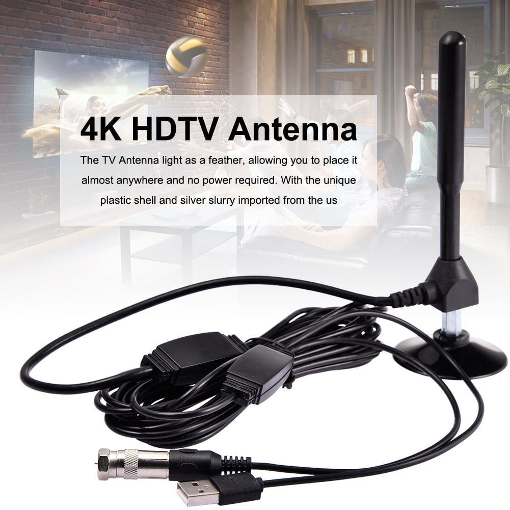 4K Digital HDTV Aerial Indoor Amplified Antenna 1180 Miles Range with