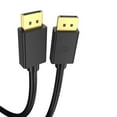 thumbnail image 1 of 4K DisplayPort Cable 10 ft, DP 1.2 Display Port Cable Male to Male, 4K@60Hz, 2K@165Hz/144Hz/120Hz for Computer, Docking Station, Monitor, Splitter, KVM and More, 1 of 5
