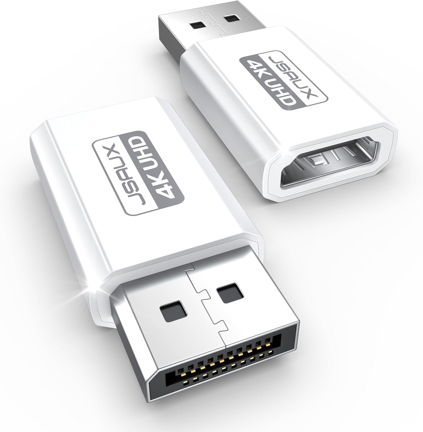 4K DisplayPort to HDMI Adapter 2-Pack, DP PC to HDMI Monitor Converter ...