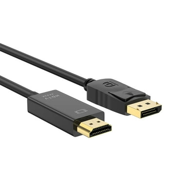 4K DisplayPort to HDMI Cable, 10FT DP 1.2 Computer to HDMI 1.4 Screen DP to HDMI 4K@30Hz, 2K@60Hz, 1080P@120Hz, Uni-Directional Cord for Dell, HP, Lenovo, Samsung, Monitor, Projector, Desktop, TV