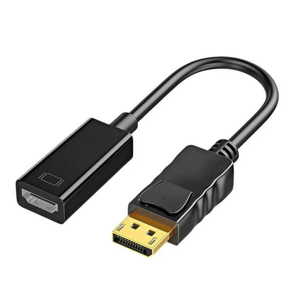 4K DisplayPort to HDMI-compatible Adapter Cable Male DP to Female HD TV Vid