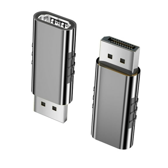 4K DisplayPort to HDTV Adapter DisplayPort PC to HDTV Screen Converter Aluminum Video Transfer For Monitors