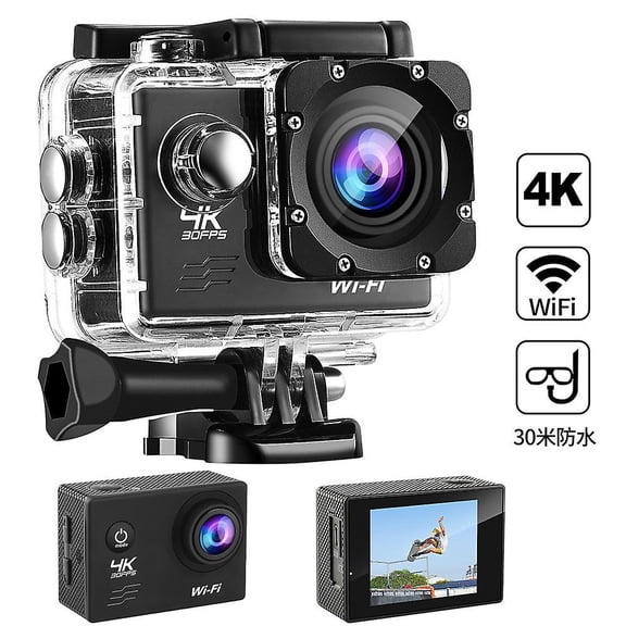 4K Diving Camera 30M Waterproof And Anti-Shake Camera With Remote Control