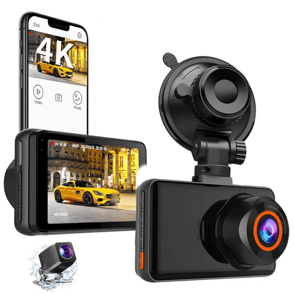 4K Driving Recorder Front And Rear Dual Recording Parking Monitoring For