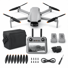 4K Drone with Screen Controller, Foldable GPS Drone with 3-Axis Gimbal
