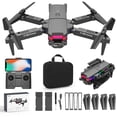 thumbnail image 1 of 4K Dual Camera Drone, Foldable and Portable with 2 Batteries for Extended Flight, WiFi FPV, Trajectory Flight for Beginners and Teens, 1 of 10