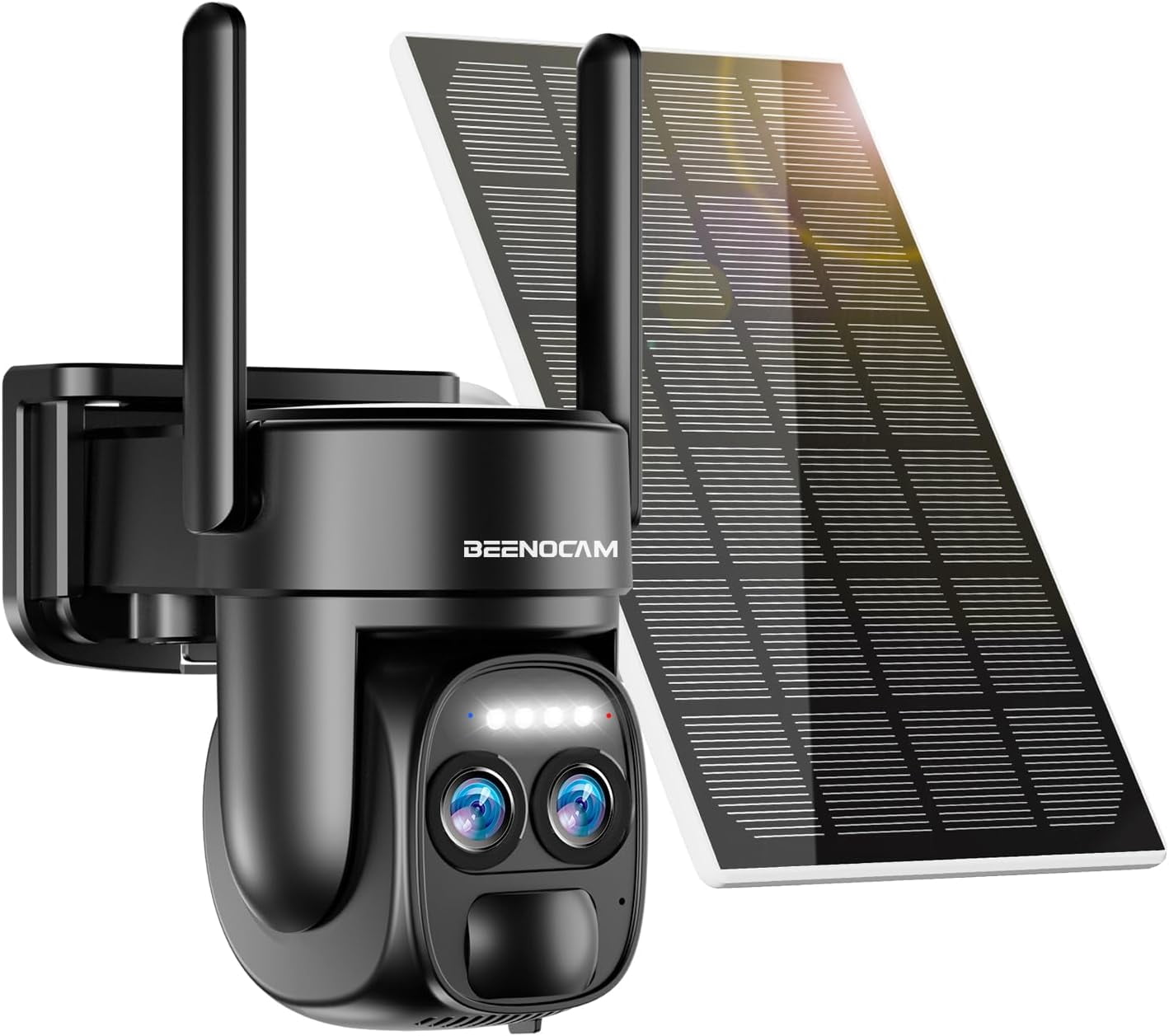 4K Dual Lens Solar Security Cameras Wireless Outdoor, 2.4G/5Ghz WiFi 6 ...