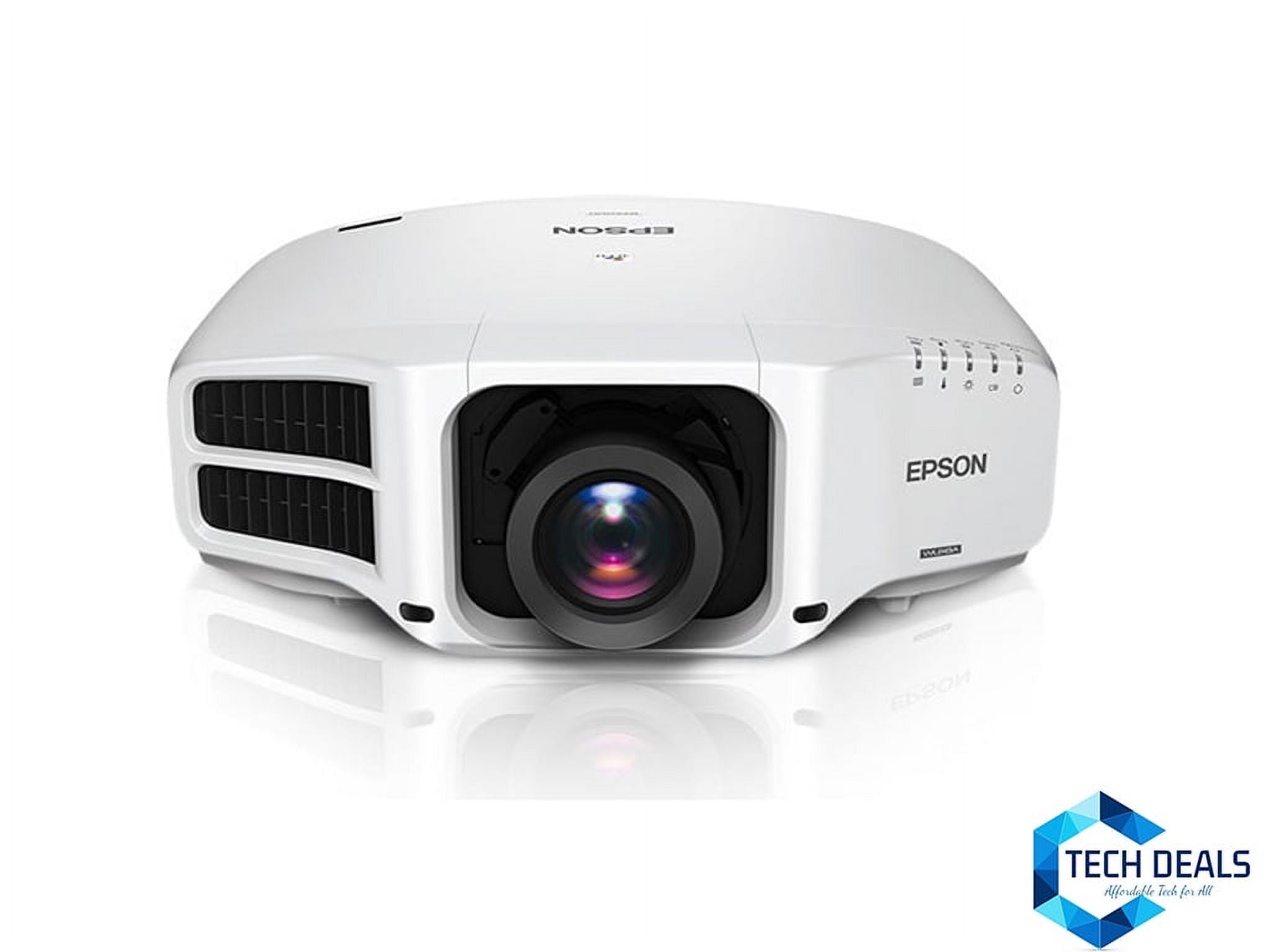 Epson Pro G7500U 4K WUXGA 3LCD Projector with VGA New Lamp, 6500