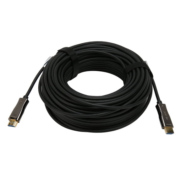 4K Fiber Optic HD Multimedia Interface Cable 18Gbps Plug and Play HD Multimedia Interface 2.1 Extended Cable for Cinemas 30m / 98.4ft