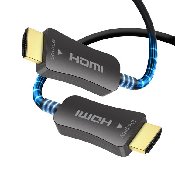 4K Fiber Optic HDMI 2.0b Cable 100ft - 18Gbps, HDR, ARC, HDCP 2.2