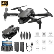 4K Foldable Camera Drone with HD WiFi FPV, Altitude Hold, One Key Takeoff/Landing, 360° Flip, Remote Control Quadcopter for Kids & Beginners Age 10+