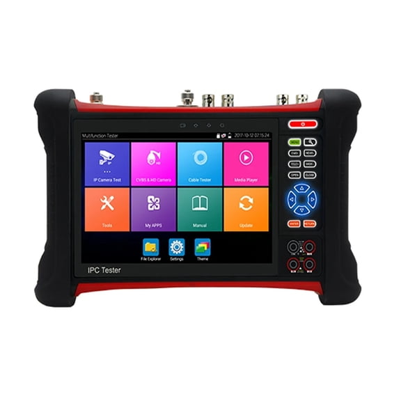 4K H265 HD CCTV Tester With 7inch Retina Touch All-in-one Multi-function Support Hotspot DC12V2A, DC48V PoE Output