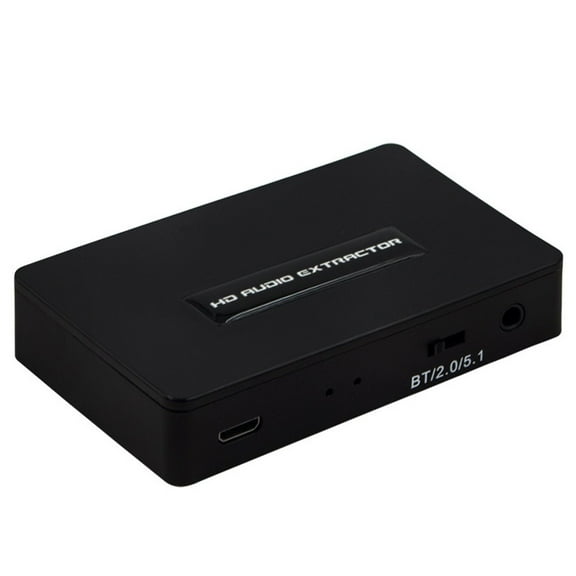 4K HD Audio Extractor with 3 5mm and BT V5 0 for Flexible Audio Output
