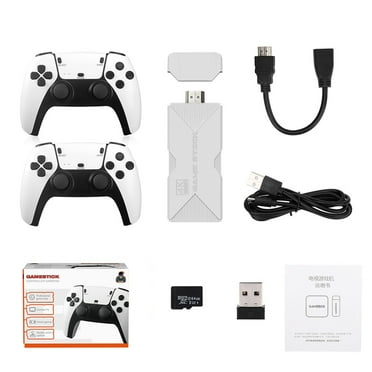 4K HD Boltzs Retro Gaming Stick – Built-in 75,000+ Games, Plug & Play with 2 Wireless 2.4GHz Controllers, Compatible with All TVs