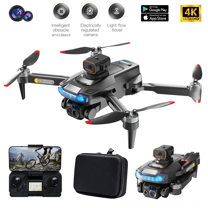 4K HD Camera Drone With Dual WiFi FPV Foldable 2 Batteries for Adults ...
