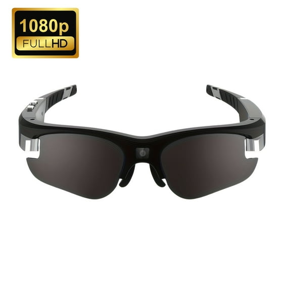 4K HD Camera Glasses - 64GB Body Camera, 2-Hour Recording, UHD Sports Action Cam for Running/Biking/Meeting, Video Smart Glasses