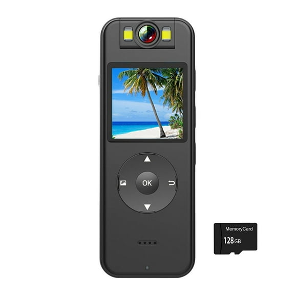 4K HD Mini DV Sports Camera Law Enforcement Recorder 180 ° Rotatable Len Body Camera With Back Clip Wireless Video Recorder ,Ultra HD