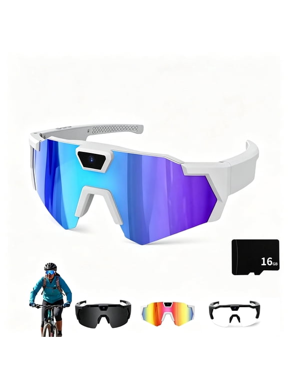 4K HD smart baseball glasses with built-in camera, audio and video recording functions.