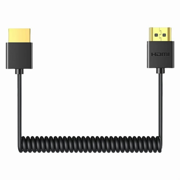 4K HDMI 2.0 Extension Spring Cable 60Hz Fast Speed Gold Plated for Video Connection
