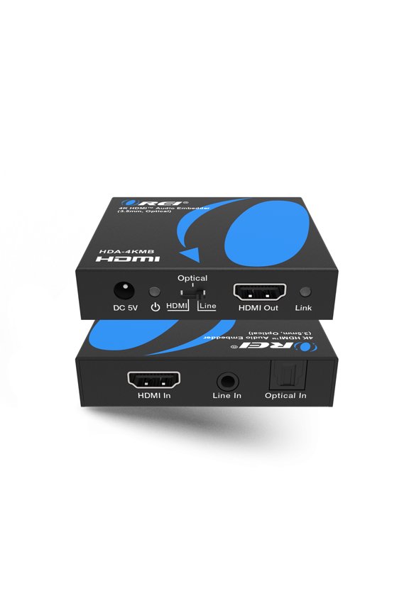 4K HDMI Audio Embedder (3.5mm, Optical) (HDA-4KMB)