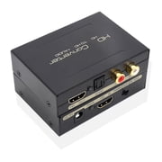4K HDMI Audio Extractor Splitter, 1080P HDMI Audio Converter Adapter + Optical Toslink SPDIF + L/R Stereo Analog Audio
