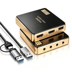 4K HDMI Audio Video Capture Card,Capture Card for Streaming and Recording 4K@60HZ2K@144hz1080P@240HZHDR VRR Passthrough Near-Zero Latency Capture Card for PS5 Xbox Series X/S Nintendo