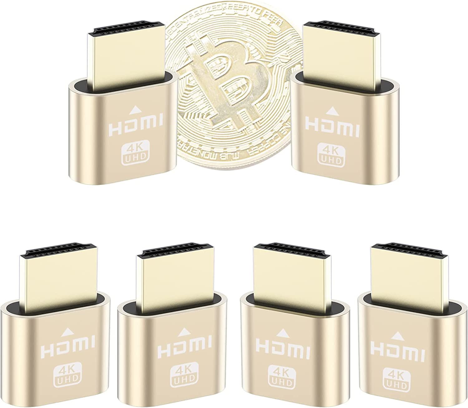 4K HDMI Dummy Plug,High Resolution Virtual Monitor Headless Ghost