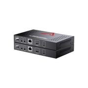 4K HDMI Extender with eARC & ARC, HDBaseT 3.0 Extender w/ 2-Way IR, CEC & PoC, Atmos&DTS-X, HDR Dolby Vision up to130ft/40m,Ideal for Home Theater