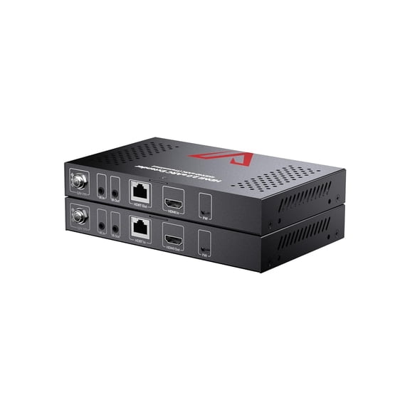 4K HDMI Extender with eARC & ARC, HDBaseT 3.0 Extender w/ 2-Way IR, CEC & PoC, Atmos&DTS-X, HDR Dolby Vision up to130ft/40m,Ideal for Home Theater