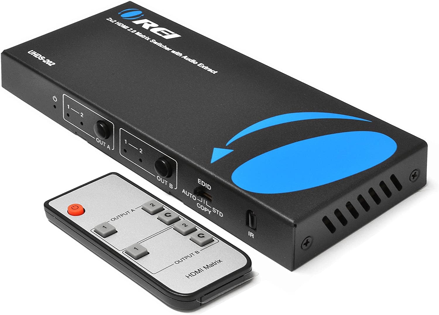 4K HDMI Matrix Switch 4 X 2 By Orei Switcher 18G UltraHD With Arc Supports Upto 4K @ 60Hz