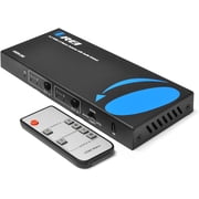 4K HDMI Matrix Switch 2 X 2 by Orei Switcher 18G UltraHD Supports Upto 4K @ 60Hz & 1080P IR EDID HDCP 2.- Remote Control (UHDS-202)