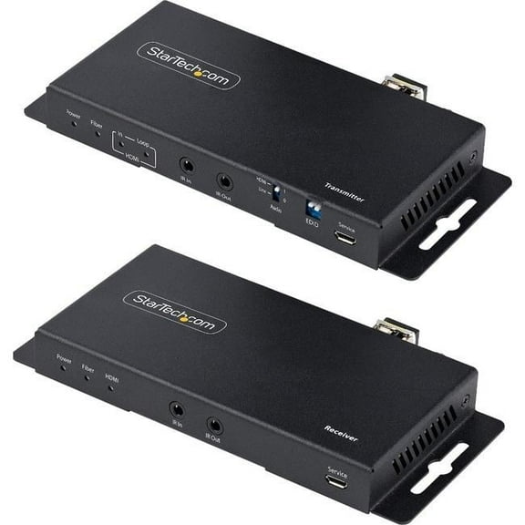 4K HDMI Over Fiber Extender Kit, 60 Hz Up to 3300 ft. Single Mode or 1000 ft. Multi Mode