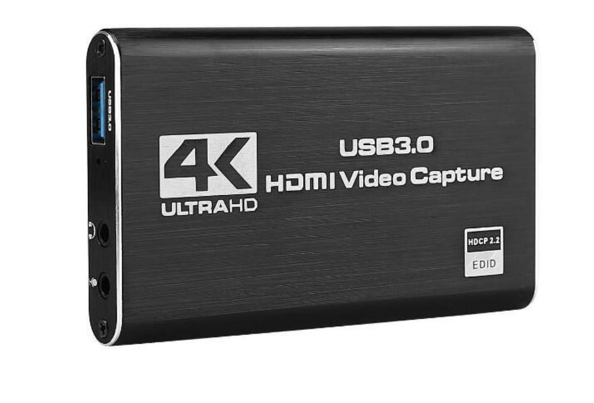 4K HDMI To USB 3.0 Audio Video Capture Card 1080P 60FPS For Game Live