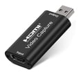 thumbnail image 1 of 4K HDMI to USB 2.0 Video Capture Card 1080P Cam Link Card Game Capture Card Adapter Screen Record Capture Device for Streaming, Gaming, Video Conference, Teaching, Live Broadcasting, 1 of 11